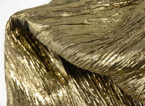 gold metallic crinkled fabric wholesale|cotton crinkle fabric.